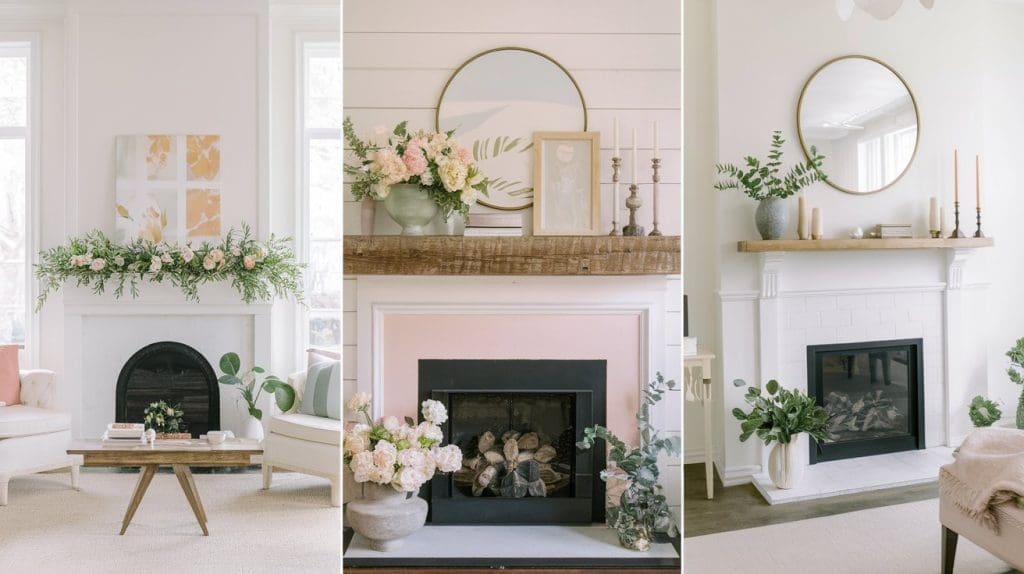 20+ Spring Mantle Decor Ideas to Brighten Your Home - Moss & Main