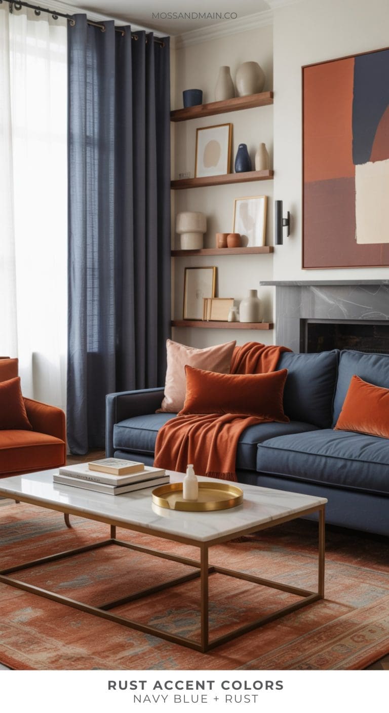 Obsessed With Rust Home Decor? These 14 Rust Color Combinations Will ...